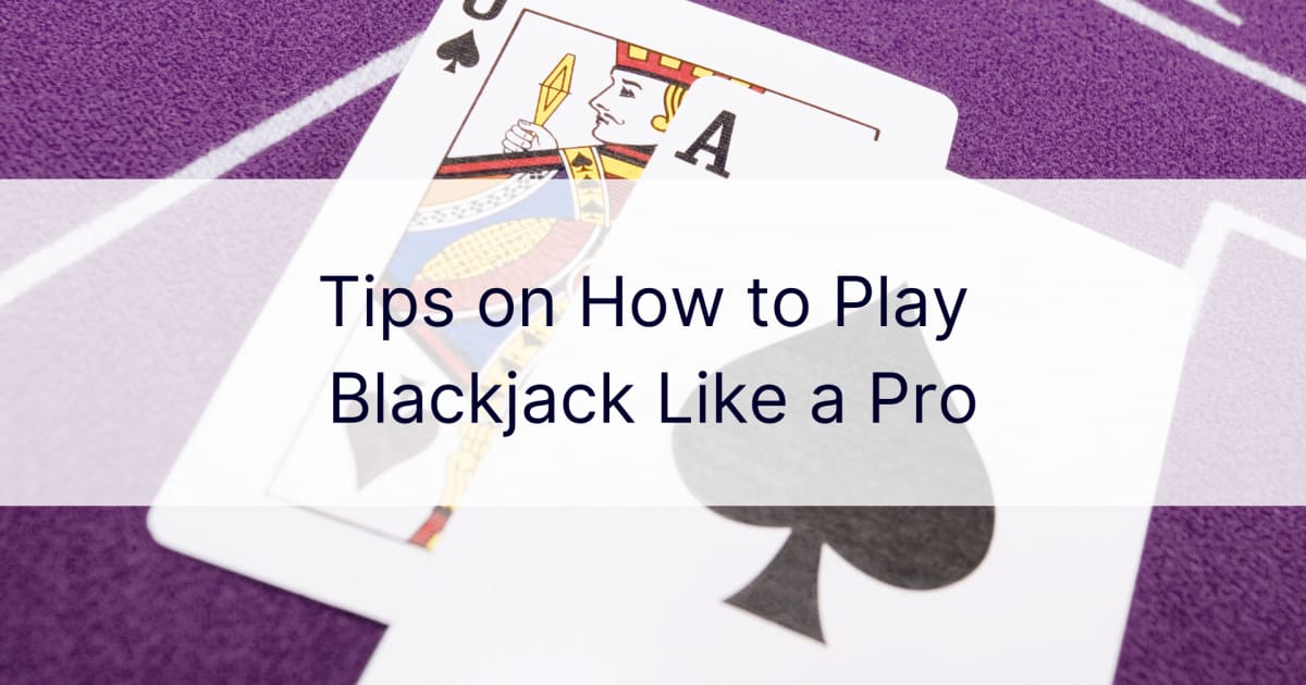 Tipps, wie man Blackjack wie ein Profi spielt