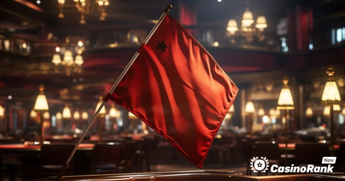 Große rote Fahnen, die auf neue Online-Casino-Betrügereien hinweisen